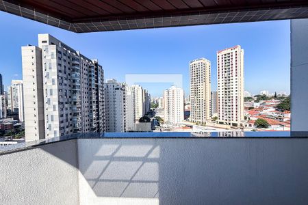 Varanda da Sala de apartamento para alugar com 3 quartos, 128m² em Vila Regente Feijó, São Paulo