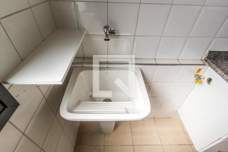 Apartamento à venda com 63m², 2 quartos e 1 vagaDetalhe da area de serviço