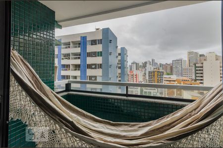 Varanda da Sala de apartamento para alugar com 1 quarto, 50m² em Pituba, Salvador