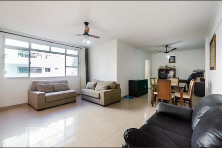 Sala de apartamento para alugar com 3 quartos, 110m² em Boqueirão, Santos