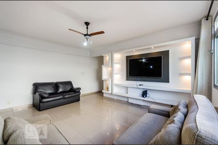 Sala de apartamento para alugar com 3 quartos, 110m² em Boqueirão, Santos