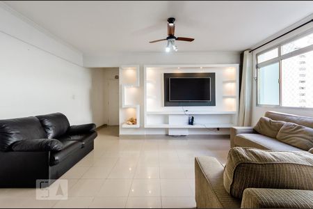 Sala de apartamento para alugar com 3 quartos, 110m² em Boqueirão, Santos