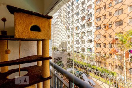 Sacada da Sala  de apartamento à venda com 1 quarto, 39m² em Liberdade, São Paulo