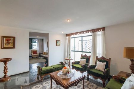 Sala 1 de apartamento à venda com 4 quartos, 176m² em Vila Bastos, Santo André