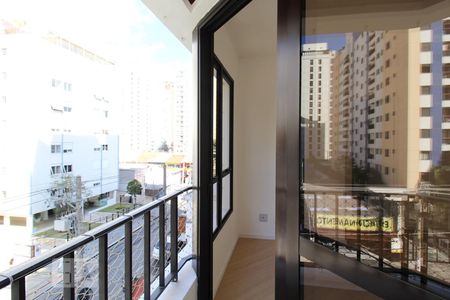 Varanda da Sala de apartamento para alugar com 1 quarto, 40m² em Vila Nova Conceição, São Paulo