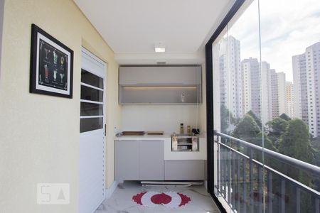 Varanda de apartamento para alugar com 3 quartos, 80m² em Chácara Agrindus, Taboão da Serra