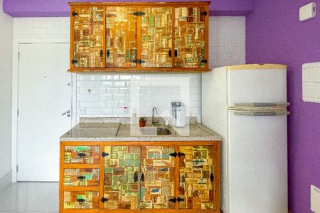 Sala/Cozinha de apartamento para alugar com 1 quarto, 30m² em Alto de Pinheiros, São Paulo