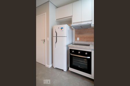 Sala/ Cozinha de kitnet/studio para alugar com 1 quarto, 29m² em Campo Belo, São Paulo