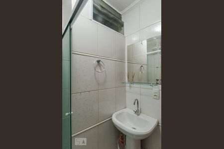 Banheiro de kitnet/studio à venda com 1 quarto, 36m² em Vila Jerusalem, São Bernardo do Campo