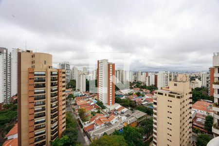 Sala - Vista de apartamento à venda com 3 quartos, 153m² em Campo Belo, São Paulo