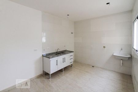 Cozinha de apartamento à venda com 1 quarto, 28m² em Parque São Lucas, São Paulo
