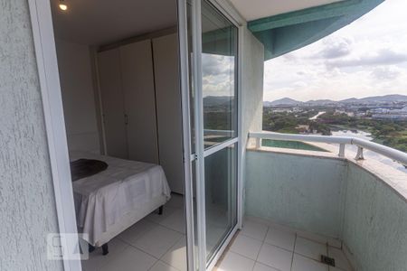 Varanda da Suíte 1 de apartamento à venda com 2 quartos, 80m² em Jacarepaguá, Rio de Janeiro