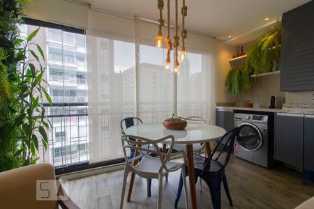 Sala de apartamento para alugar com 1 quarto, 38m² em Morumbi, São Paulo