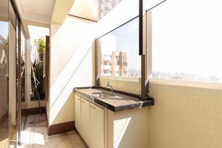 Varanda Gourmet de apartamento à venda com 3 quartos, 132m² em Cambuci, São Paulo