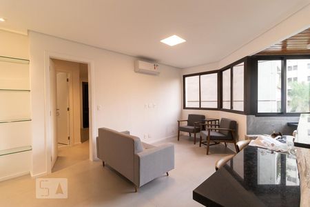 Sala de apartamento para alugar com 1 quarto, 50m² em Jardim Paulistano, São Paulo