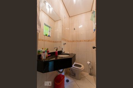 Lavabo da Sala de casa à venda com 3 quartos, 207m² em Vila Camilópolis, Santo André