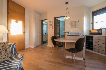 Sala de apartamento para alugar com 1 quarto, 36m² em Brooklin Paulista, São Paulo