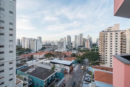 Vista  de apartamento para alugar com 1 quarto, 36m² em Brooklin Paulista, São Paulo