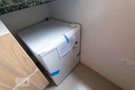 Cozinha de kitnet/studio para alugar com 1 quarto, 11m² em Vila São Pedro, Santo André