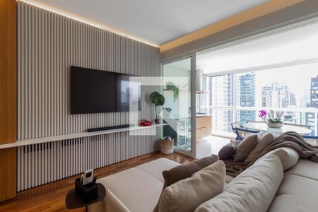 Sala de apartamento para alugar com 1 quarto, 62m² em Itaim Bibi, São Paulo