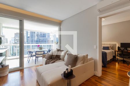 Sala de apartamento para alugar com 1 quarto, 62m² em Itaim Bibi, São Paulo