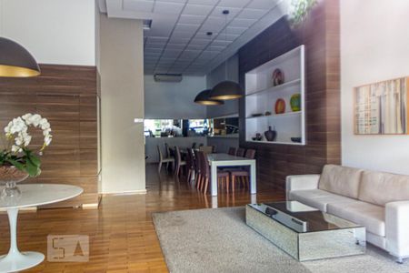 Área comum - Área Gourmet de apartamento para alugar com 1 quarto, 62m² em Itaim Bibi, São Paulo
