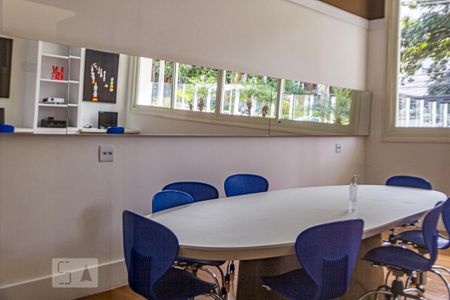 Área comum - Sala de Reunião de apartamento para alugar com 1 quarto, 62m² em Itaim Bibi, São Paulo