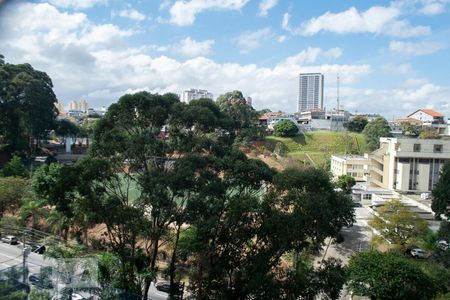 VISTA SALA de apartamento para alugar com 3 quartos, 74m² em Vila Amélia, São Paulo