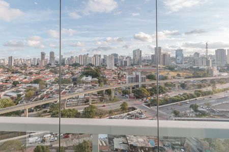 Vista da Varanda da Sala de kitnet/studio à venda com 1 quarto, 45m² em Brooklin Paulista, São Paulo