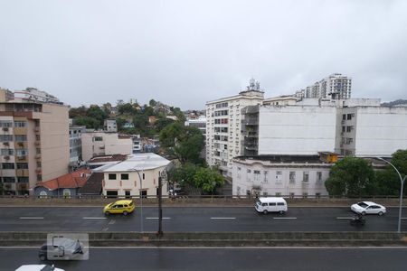 Sala Vista de apartamento para alugar com 3 quartos, 108m² em Rio Comprido, Rio de Janeiro