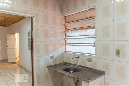 Cozinha de casa para alugar com 1 quarto, 35m² em Jardim Silvestre, São Bernardo do Campo