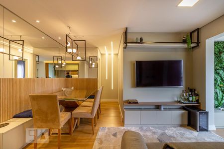 Sala de apartamento para alugar com 1 quarto, 61m² em Jardim Tupanci, Barueri