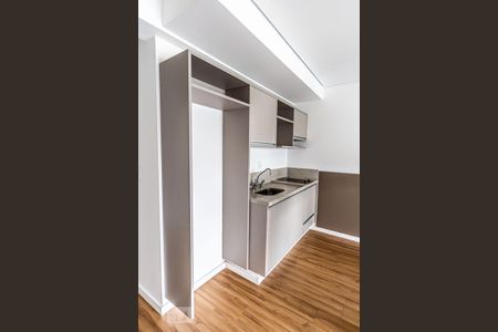 Cozinha de kitnet/studio para alugar com 1 quarto, 31m² em Bela Vista, São Paulo