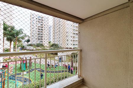 Varanda da Sala de apartamento à venda com 3 quartos, 76m² em Parque Taboão, Taboão da Serra