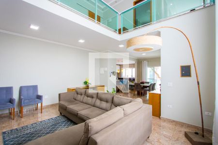 Sala de casa para alugar com 5 quartos, 550m² em Vila Alzira, Santo André