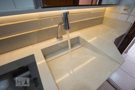 Apartamento para alugar com 57m², 1 quarto e 1 vagaBanheiro da suíte - pia