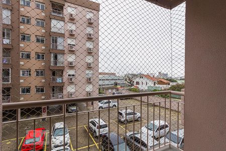 Varanda da Sala de apartamento à venda com 3 quartos, 74m² em Sarandi, Porto Alegre