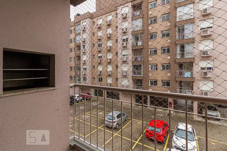 Varanda da Sala de apartamento à venda com 3 quartos, 74m² em Sarandi, Porto Alegre