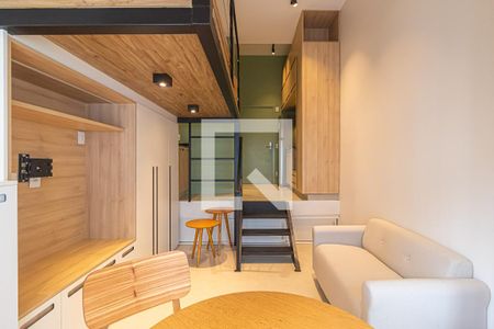 Sala de apartamento para alugar com 1 quarto, 26m² em Perdizes, São Paulo