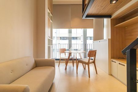 Sala de apartamento para alugar com 1 quarto, 26m² em Perdizes, São Paulo