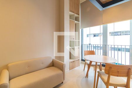 Sala de apartamento para alugar com 1 quarto, 26m² em Perdizes, São Paulo