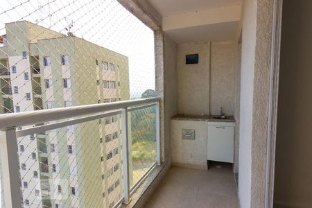 Varanda gourmet de apartamento para alugar com 3 quartos, 60m² em Granja Viana, Cotia