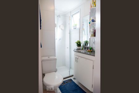 Banheiro da Suíte de apartamento à venda com 1 quarto, 50m² em Cambuci, São Paulo