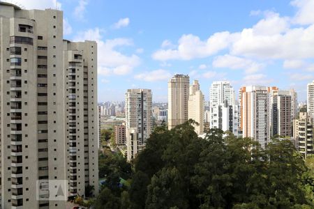 Vista da Sala de apartamento à venda com 1 quarto, 30m² em Paraíso do Morumbi, São Paulo