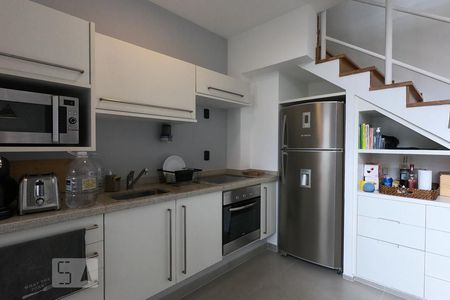 Cozinha de apartamento à venda com 1 quarto, 85m² em Paraíso do Morumbi, São Paulo