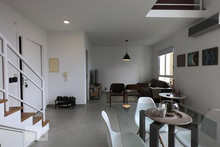 Sala de apartamento à venda com 1 quarto, 85m² em Paraíso do Morumbi, São Paulo