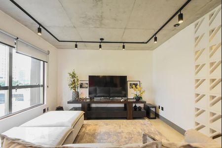 Sala de Estar de apartamento para alugar com 1 quarto, 70m² em Cidade Monções, São Paulo