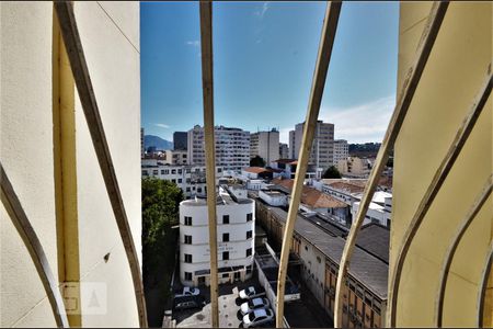 Vista da Varanda de apartamento à venda com 1 quarto, 65m² em Centro, Rio de Janeiro
