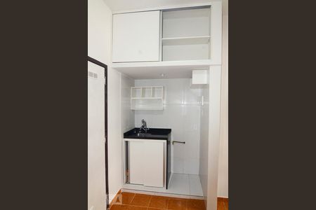 Sala / Cozinha de kitnet/studio à venda com 1 quarto, 30m² em Laranjeiras, Rio de Janeiro