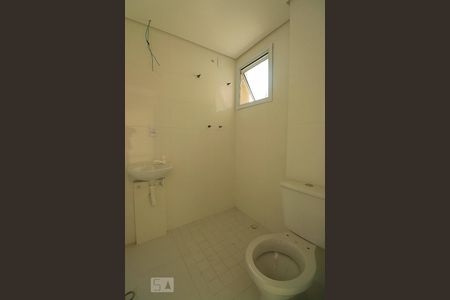 Banheiro da Suíte de apartamento à venda com 2 quartos, 55m² em Vila Curuçá, Santo André